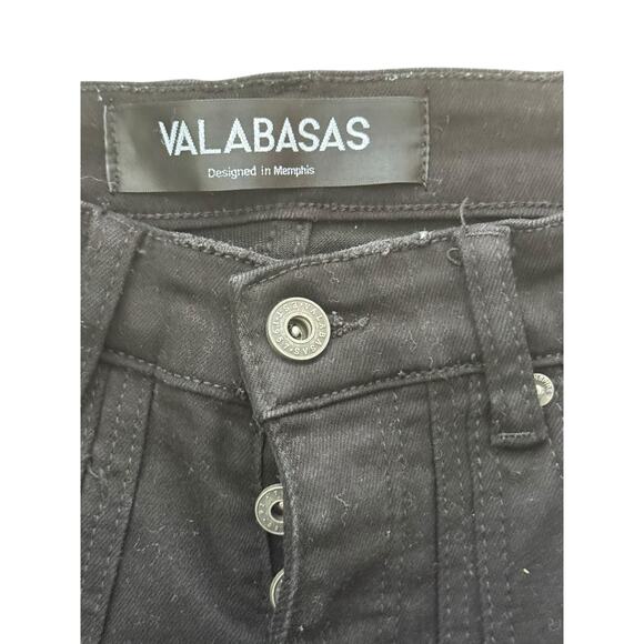 VALABASAS STACKED “PABLO” NERO JEANS sz 28 - Picture 4 of 6